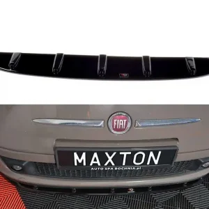 Front Lippe / Front Splitter / Frontansatz V.1 für Fiat 500 von Maxton Design Direkt Vom Hersteller