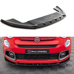 Front Lippe / Front Splitter / Frontansatz für Fiat 500X Sport MK1 Facelift von Maxton Design Preis Gesenkt