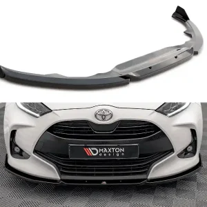 Top-Preis Front Lippe / Front Splitter / Frontansatz V.1 für Toyota Yaris XP21 von Maxton Design