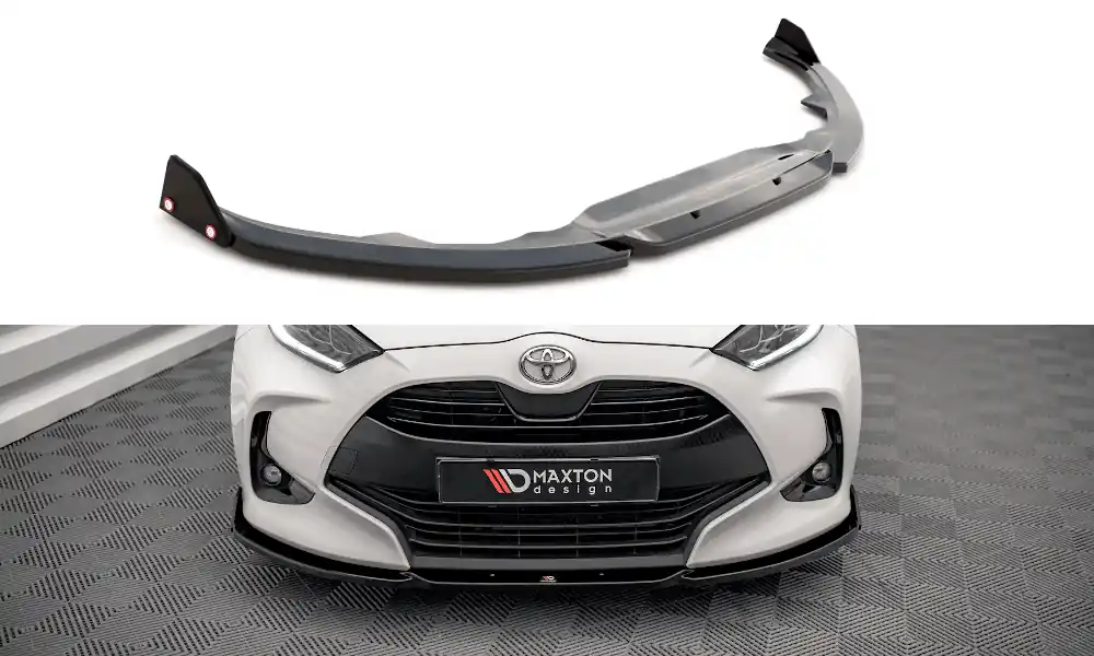 Top-Preis Front Lippe / Front Splitter / Frontansatz V.1 für Toyota Yaris XP21 von Maxton Design