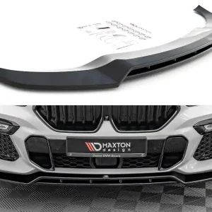 Abverkauf Front Lippe / Front Splitter / Frontansatz V.2 für BMW X6 M-Paket G06 von Maxton Design