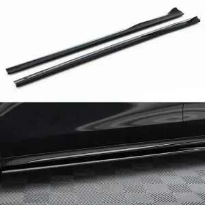 Aktuell Seitenschweller Erweiterung für Mercedes E-Klasse AMG-Line W214 von Maxton Design