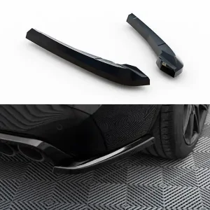 Aktuell Seitliche Heck Diffusor Erweiterung V.2 für BMW X3 M F97 Facelift von Maxton Design