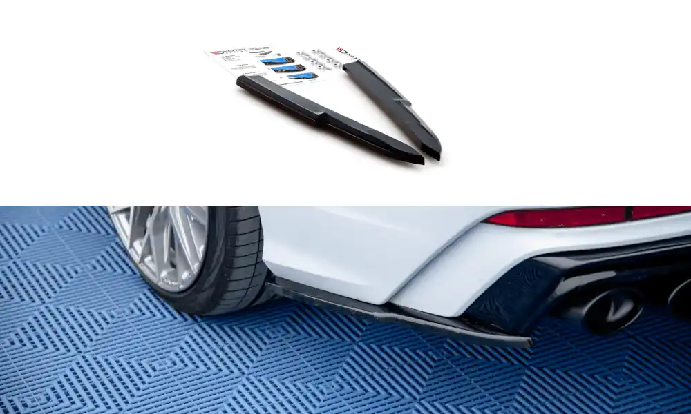 Abverkauf Heck Diffusor Erweiterung für Audi A6 C8 S-Line von Maxton Design - GG2 Fahrzeugtechnik