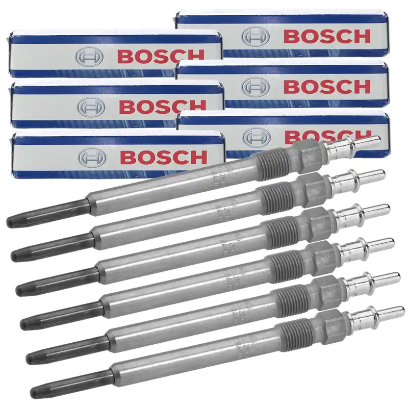 6x Bosch Glühkerzen Duraterm passend für Mercedes E-Klasse W211 C-Klasse W203 Begrenztes Angebot