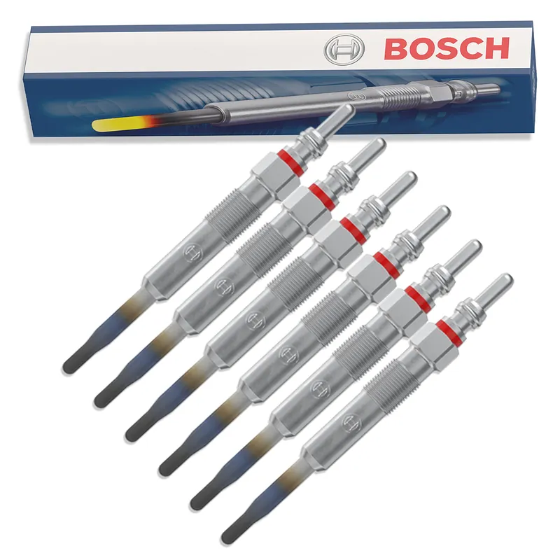 6x Original Bosch Duraterm Glühkerzen passend für VW Passat B7/B8 Golf Audi A3 Markenware