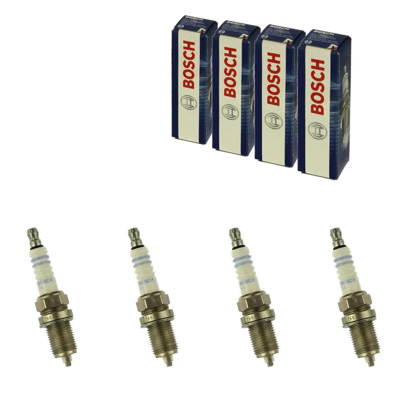 4x BOSCH Zündkerze passend für Mercedes A-Klasse A 140 C-Klasse C 180 M 111.921 Sale