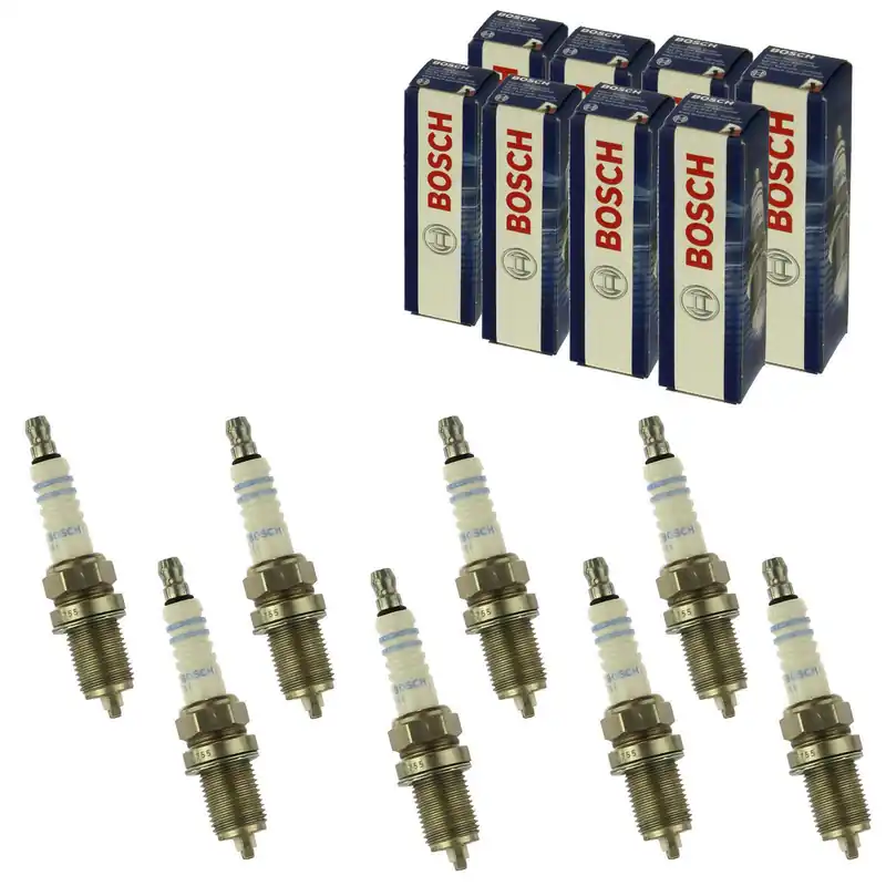8x BOSCH Zündkerze passend für BMW 3 Compact 316 ti N46B18A BMW 3 320i N46B20CB Markenware