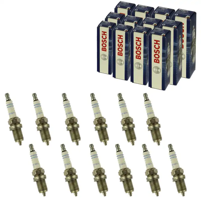 12x BOSCH Zündkerze passend für VW Golf 4 1.4 16V 1.6 AKL APF AEH Polo 4 1.4 AUA Heißes Angebot