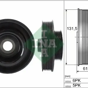 Abverkauf INA Riemenscheibe, Kurbelwelle 544014110