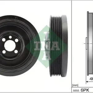 Begrenztes Angebot INA Riemenscheibe, Kurbelwelle 544 0138 10